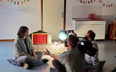 « Les fables des marais de Ganshoren » au JT de la RTBF